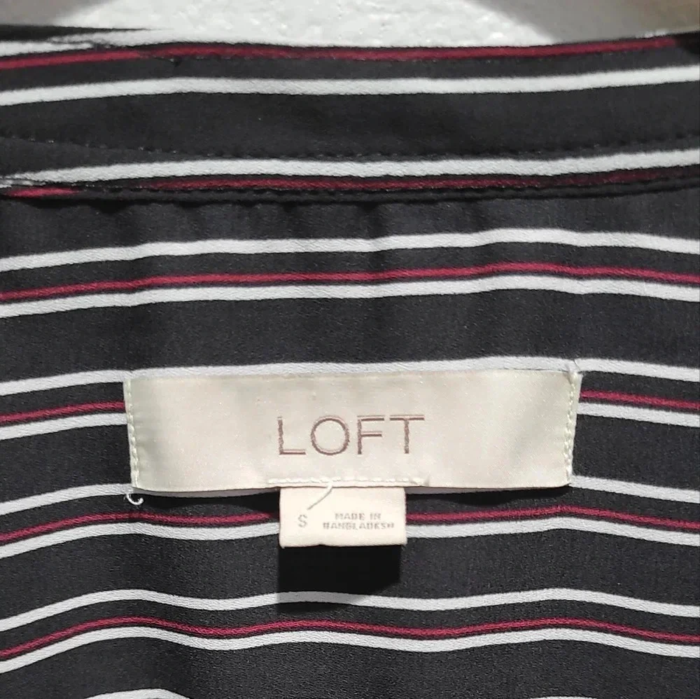 LOFT striped blouse